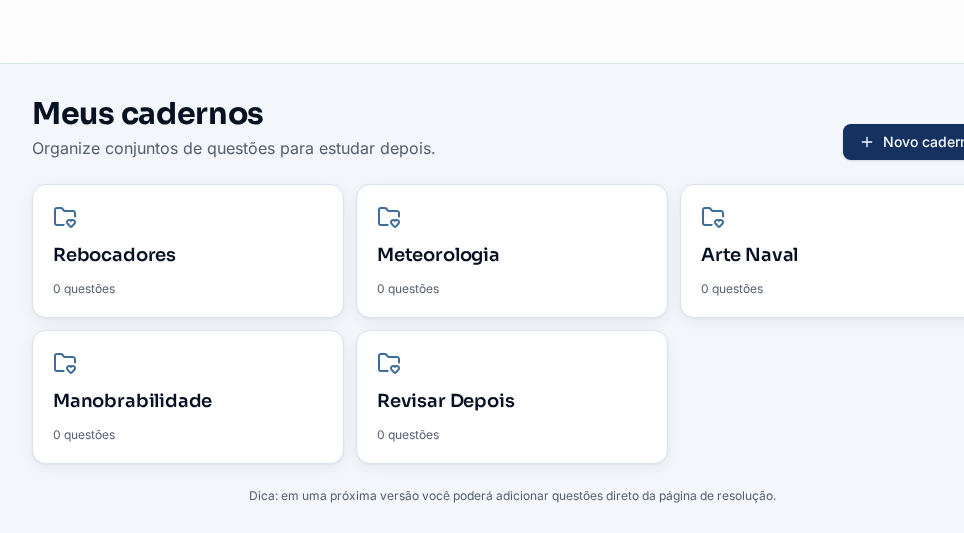 Cadernos personalizados